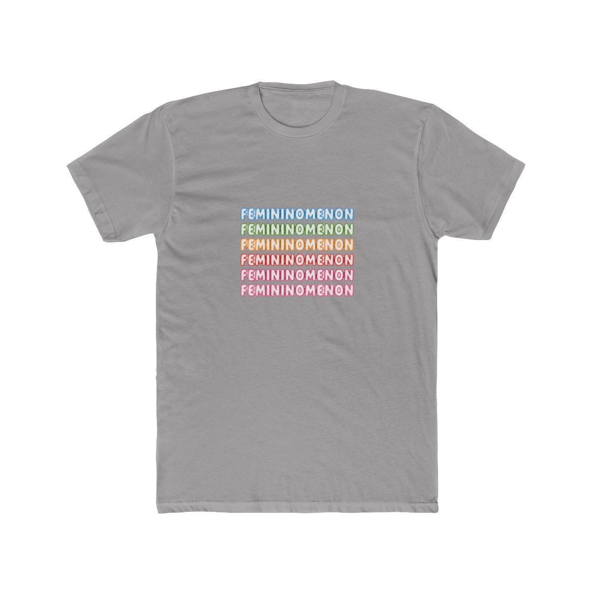 Feminomenon Rainbow Repeat Feminist Empowerment Pride T-Shirt - Official t-shirts merchandise