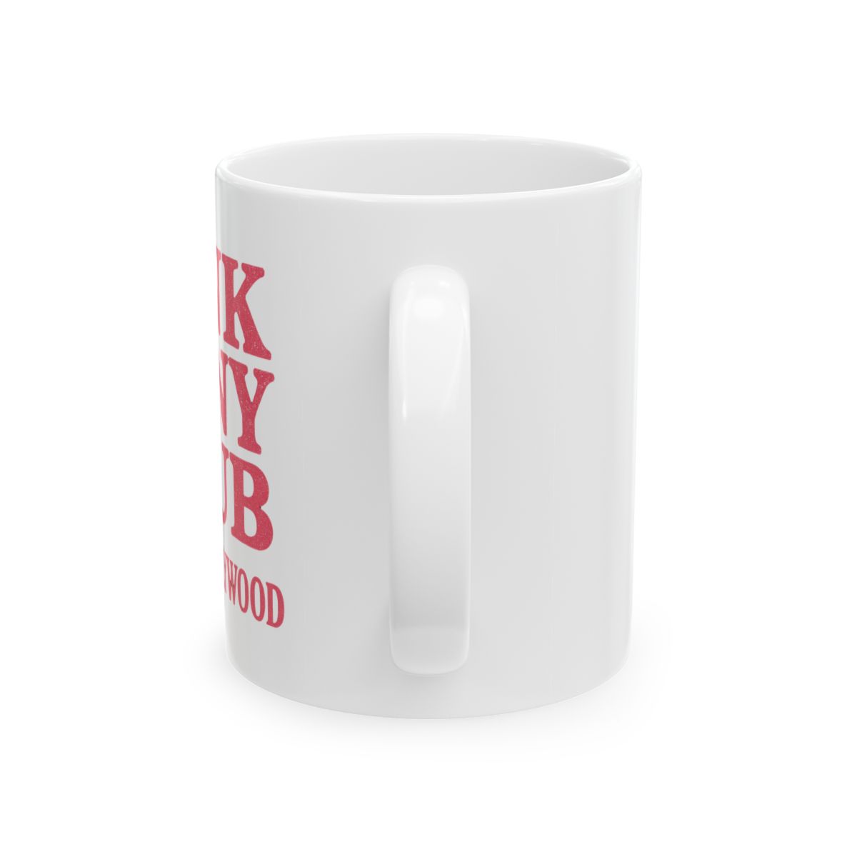 Pink Pony Club Neon Glow | Chappell Roan Mug, Pop Fan Gift, Music Coffee Cup - alternate angle 3, merchandise