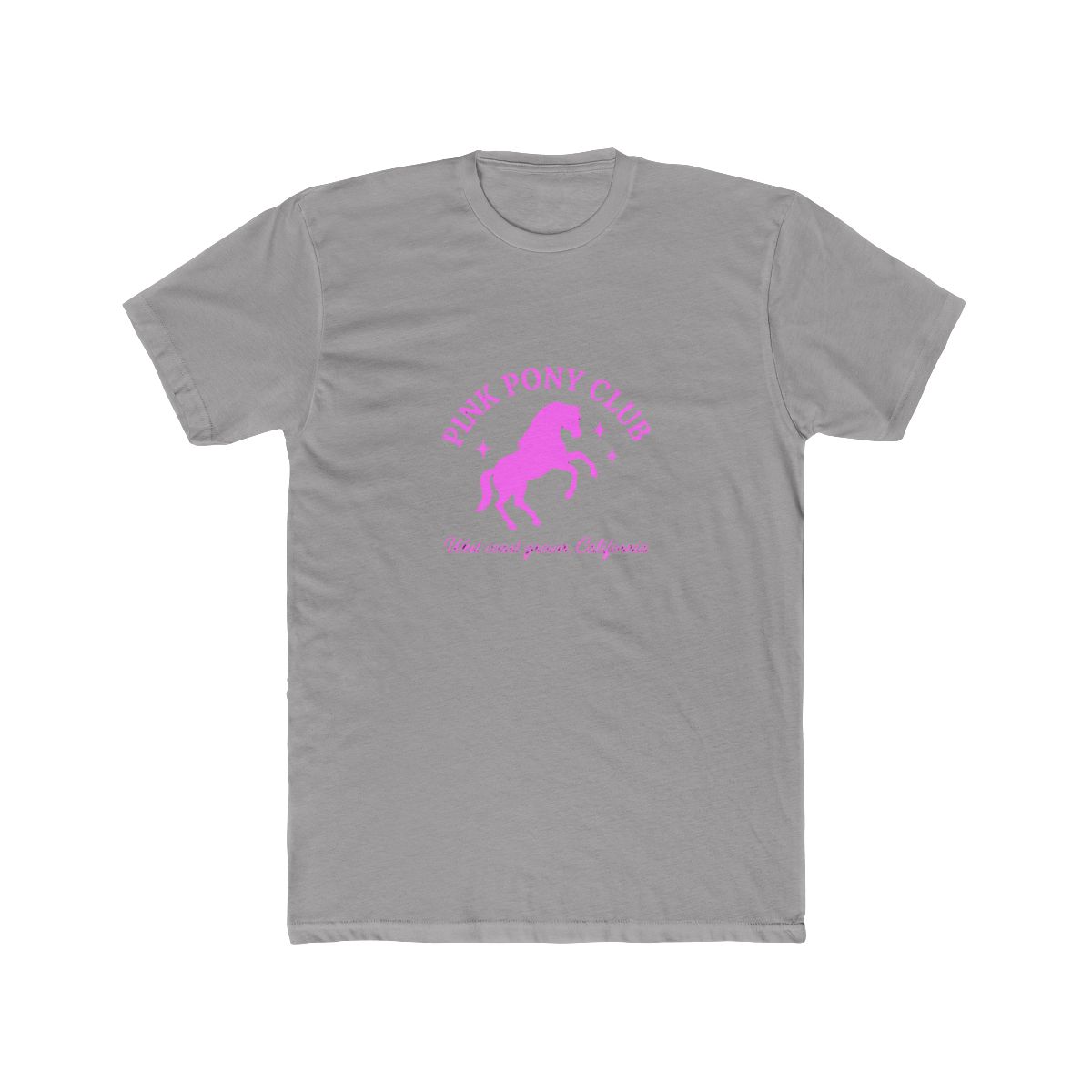 Pink Pony Club Unicorn Silhouette Circle T-Shirt - Official t-shirts merchandise