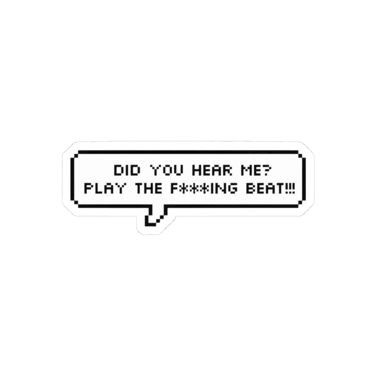 Chappell Roan Femininomenon Pixel Speech Bubble Retro Sticker - Official stickers merchandise