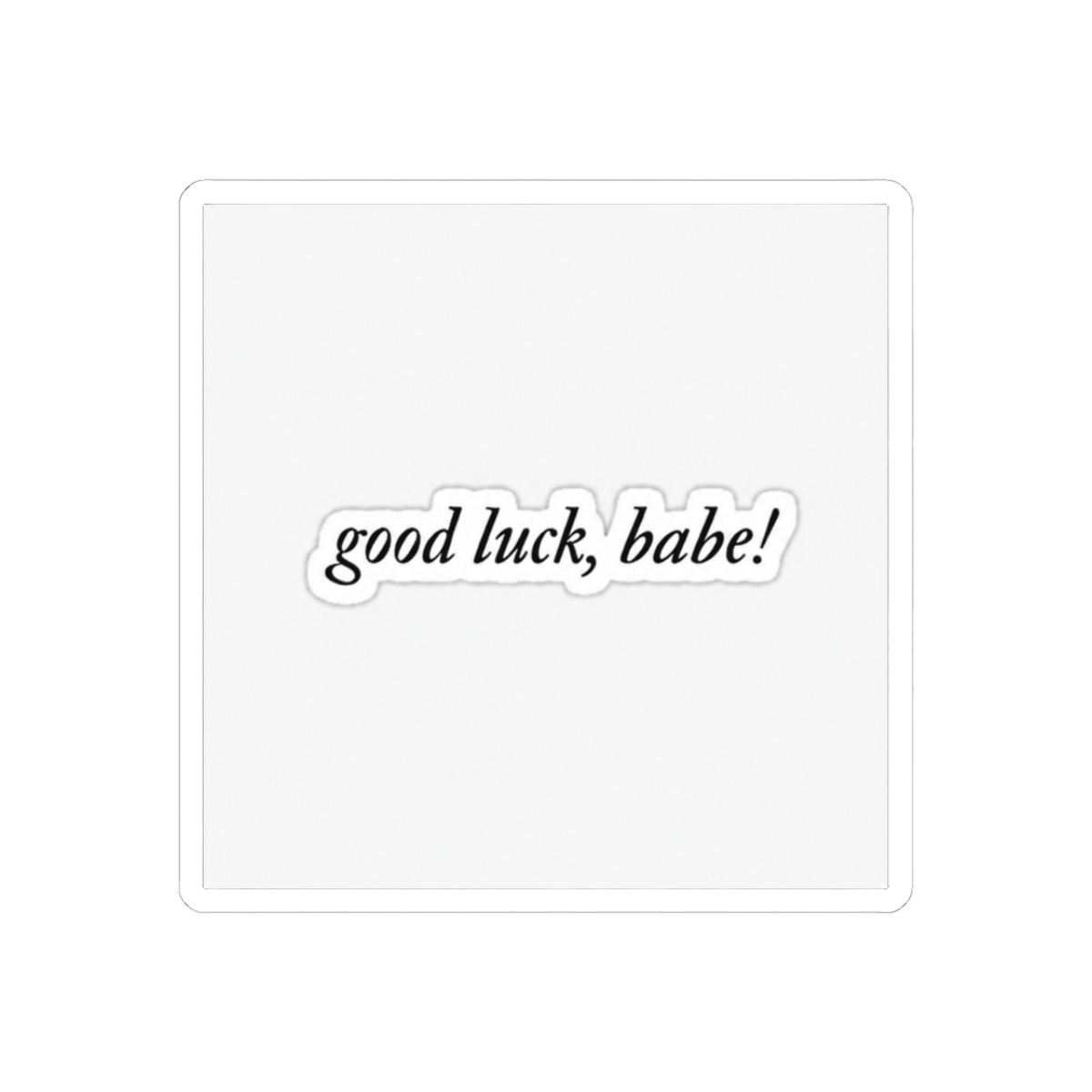 Good Luck, Babe! Chappell Roan Pop Sticker - Official stickers merchandise