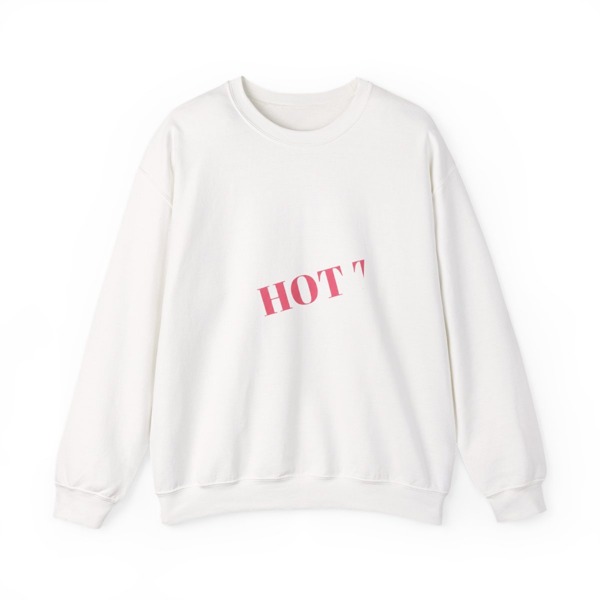 Black with the text "HOT TO GO" in pink lettering Crewneck - Official sweatshirts merchandise
