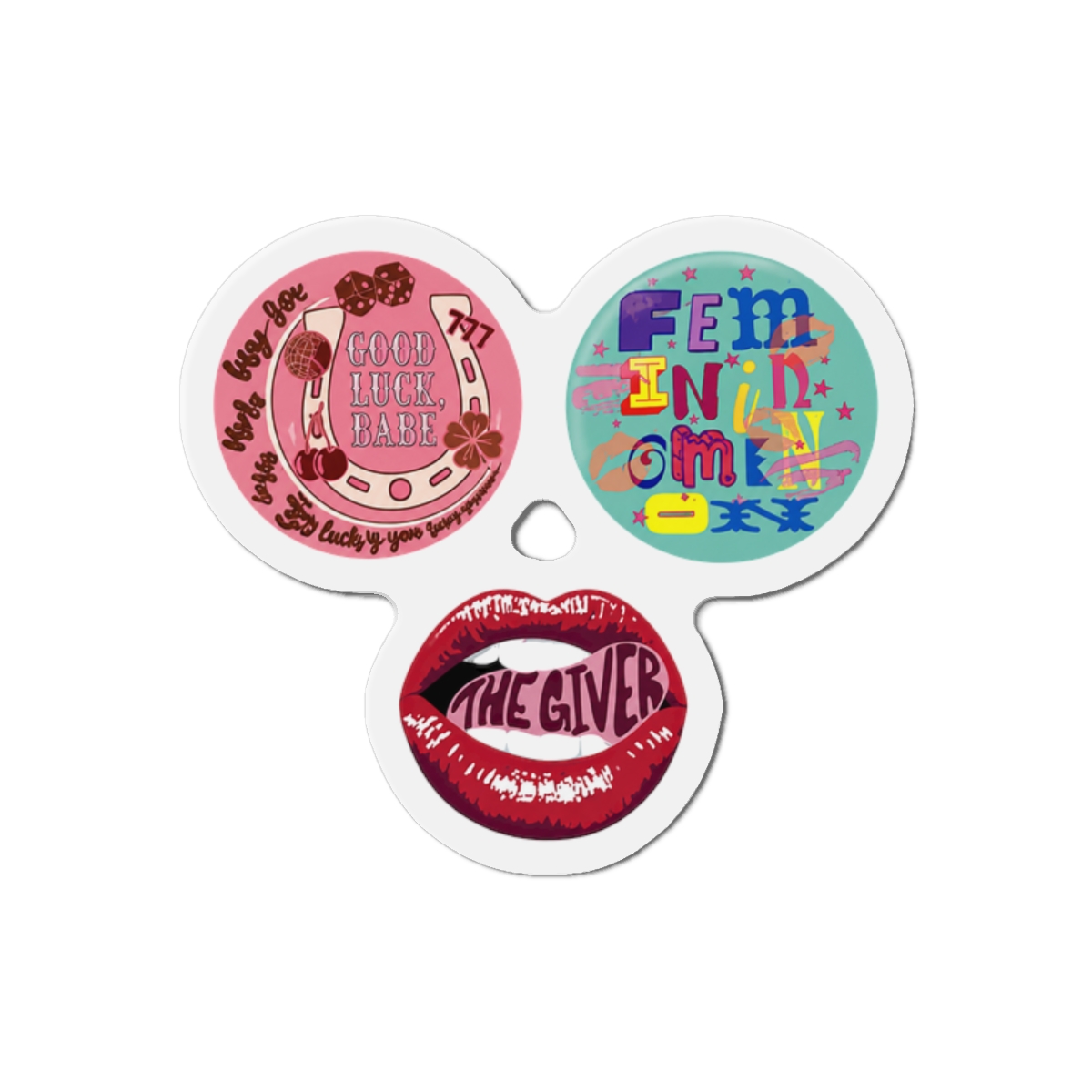 Chappell Roan Magnet Pack | 3” Diameter Original Design Chappell Roan Circle Refrigerator Magnets - Official Creator merchandise