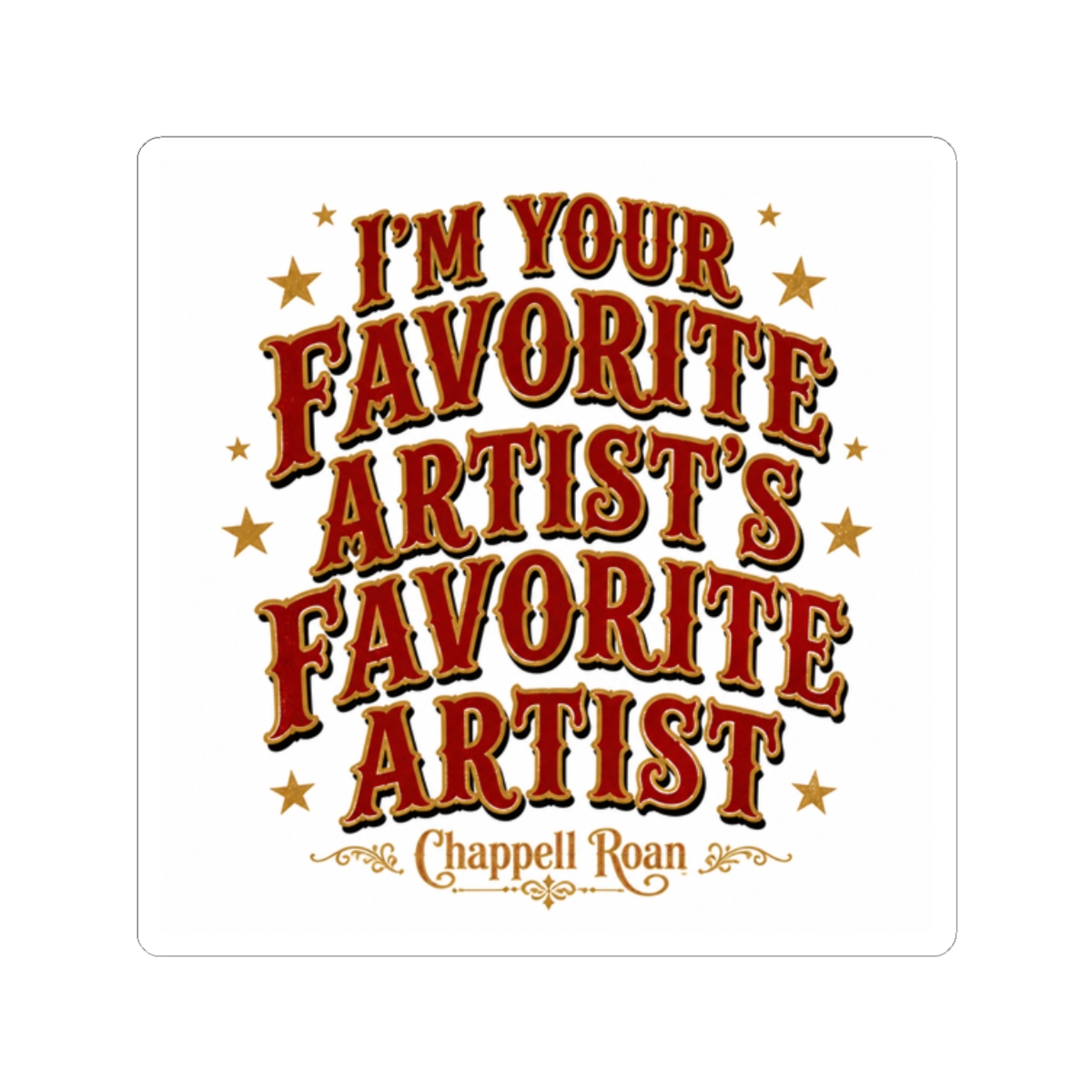 Chappell Roan "m your favorite artist" Sticker - Official stickers merchandise