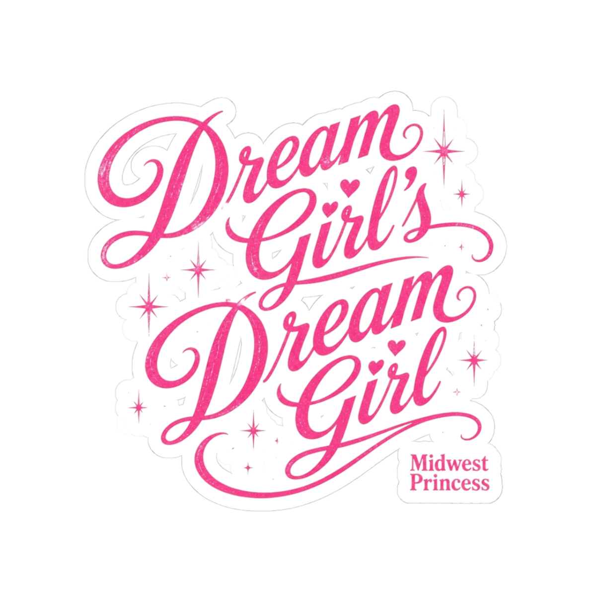 Chappell Roan "Dream Girl" Sticker - alternate angle 1, merchandise