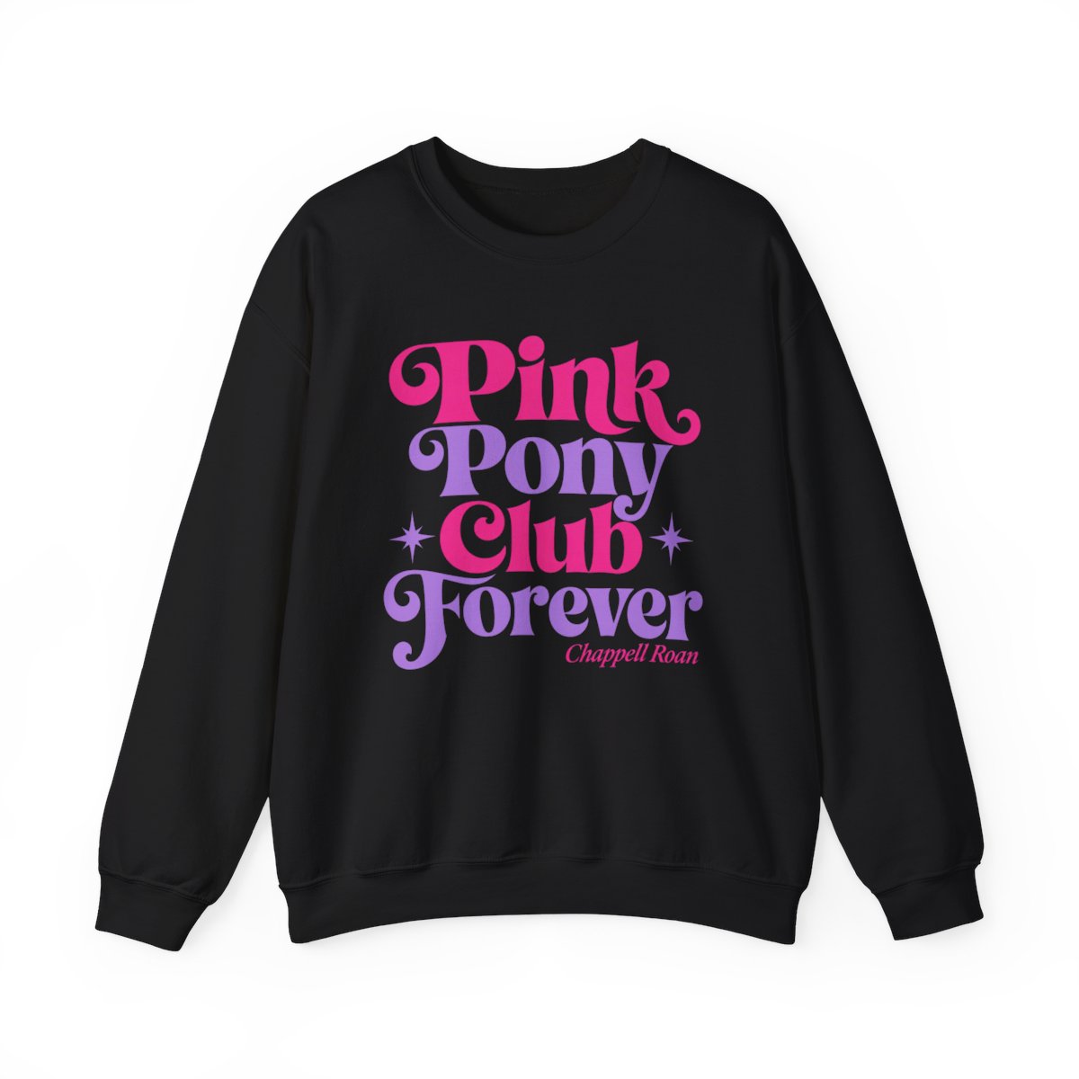 Chappell Roan "Pink Pony Club Forever" Crewneck - alternate angle 2, merchandise