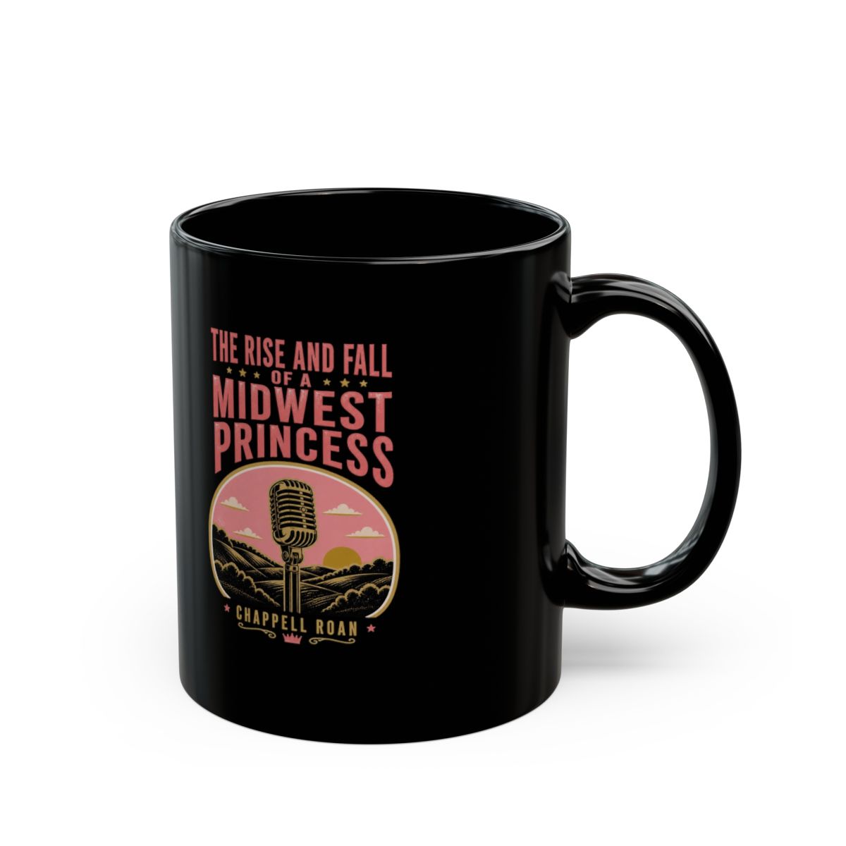 Chappell Roan "Midwest Princess" Black Mug - Official mugs merchandise