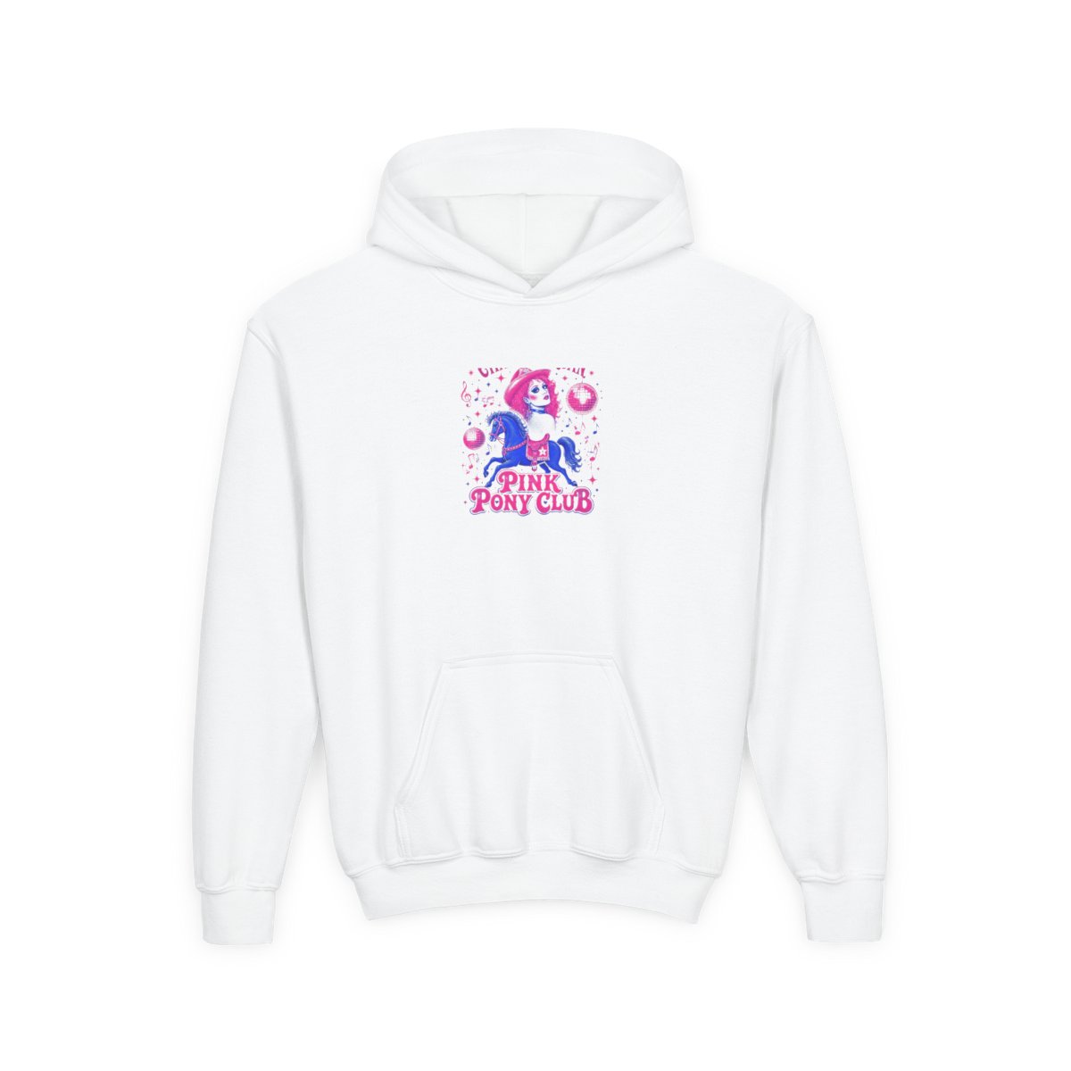 Chappell Roan "Pink Pony Club." Kids Hoodie — official Chappell Roan hoodies