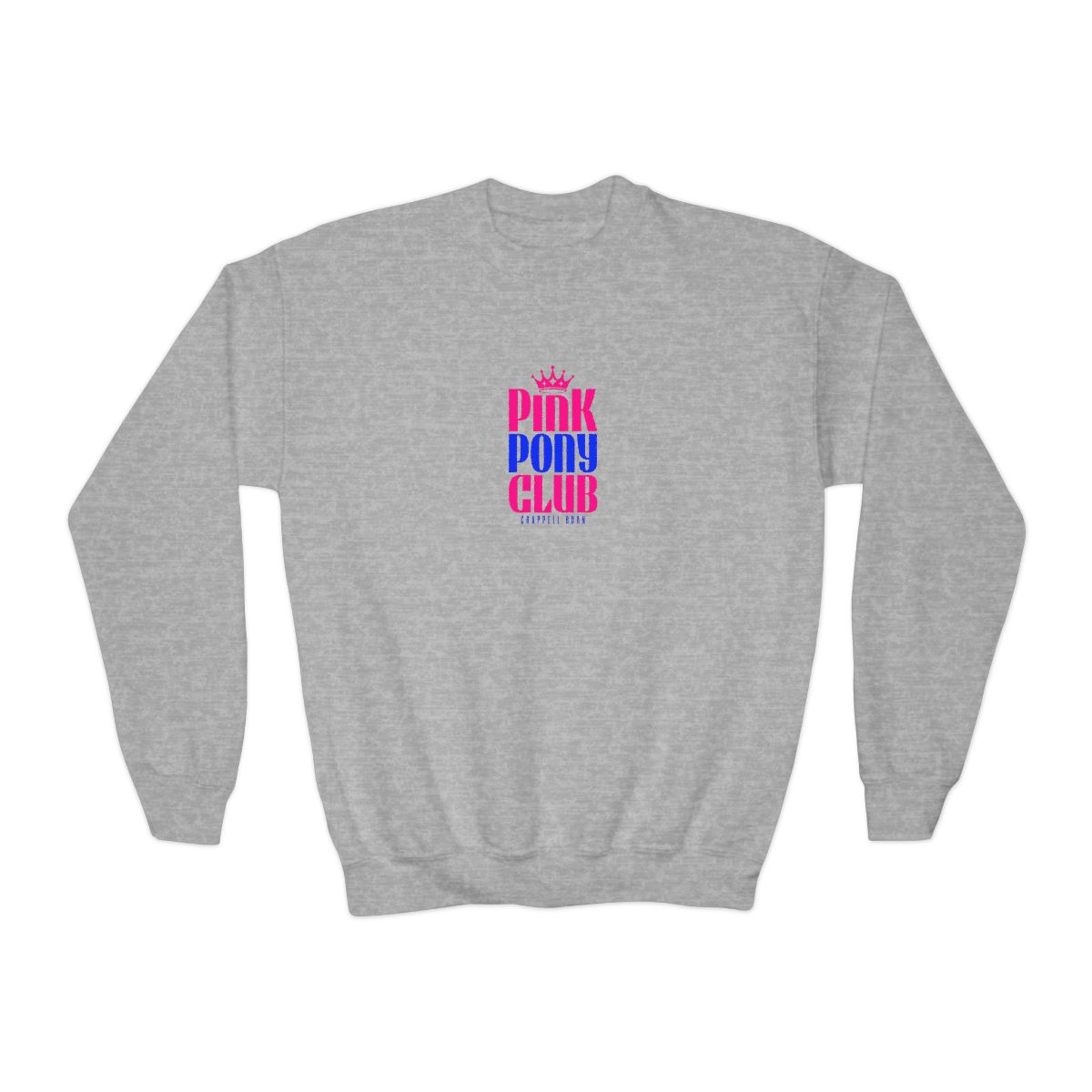 Chappell Roan "Pink Pony Club" Kids Crewneck - Chappell Roan official Sweatshirts merch