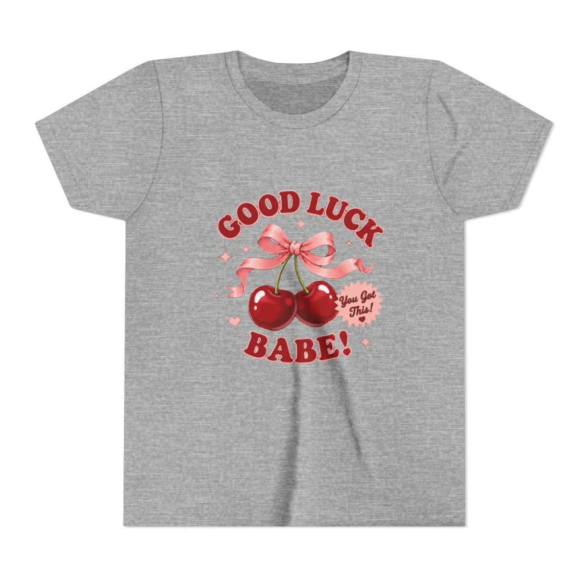 Chappell Roan Good Luck Babe Cozy Kids T Shirt - alternate angle 5, merchandise