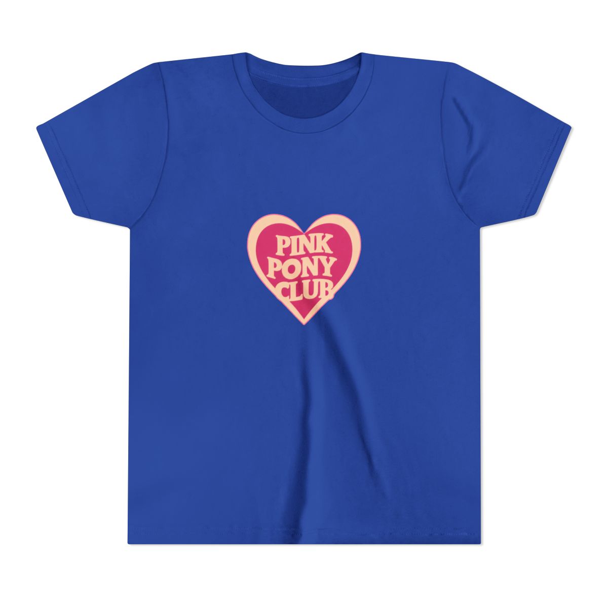 pink pony club love shape Kids T Shirt - Official T-Shirts merchandise